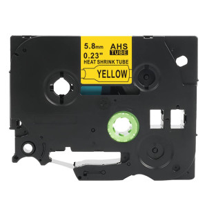Rurka termokurczliwa Specmark Hse-611 5,8 mm x 1,5 m ø1,7 - 3,2 mm / żółta / czarny nadruk / do drukarek Brother P-touch 