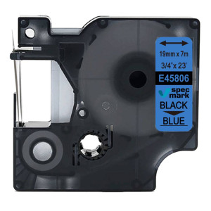 Taśma Specmark D1-45806 19 mm x 7 m / niebieska / czarny nadruk / do drukarek DYMO D1