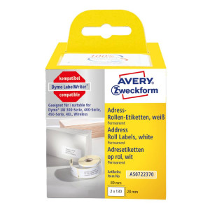 Etykiety Avery Zweckform 28 x 89 mm AS0722370 