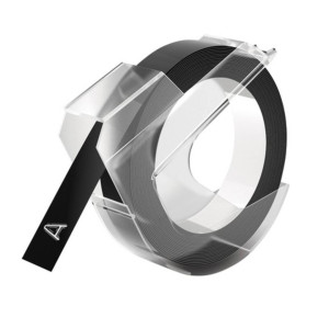 Taśma DYMO S0898130 9 mm x 3 m / czarna / do wytłaczarki DYMO Omega 