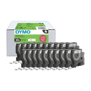 Taśma DYMO D1-45013 2231632 12 mm x 7 m / papierowa / do drukarek DYMO D1 / zestaw 20 szt.