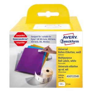 Etykiety Avery Zweckform 32 x 57 mm AS0722540 
