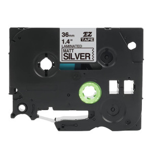 Taśma Specmark TZe-M961 36 mm x 8 m / srebrna matowa / czarny nadruk / do drukarek Brother P-touch