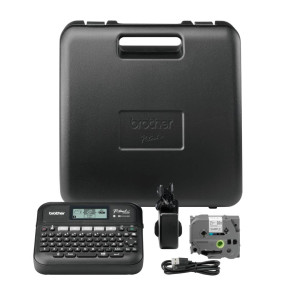 Drukarka etykiet Brother P-touch D460BTVP 180 dpi / do 18 mm / PC / Mac / BT / USB / z walizką w zestawie 