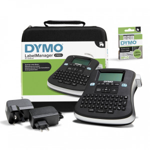 Drukarka etykiet DYMO LabelManager 210D+ 180 dpi / do 12 mm / z walizką w zestawie 