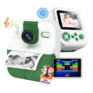 Mini drukarka zdjęć Fotuś P02 zielona 203 dpi / do 56 mm / Smartfon / BT 