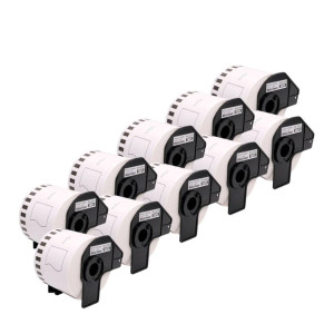 Taśma Specmark DK-22205 62 mm x 30,48 m / do drukarek Brother QL / zestaw 10 szt. 