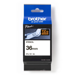 Taśma Brother STe 161 36 mm x 3 m / do wytrawiania / do drukarek Brother P-touch