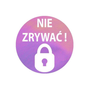Etykieta plomba kameleon Specmark fi 20 mm 250 szt. / okrągłe / wielokolorowa / biały nadruk / gilza fi40 