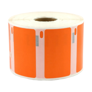 Etykiety Specmark LW-11354 57 x 32 mm 1000 szt. / pomarańczowe / czarny nadruk / do drukarek etykiet DYMO LabelWriter 