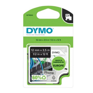 Taśma DYMO Rhino D1-16957 S0718040 12 mm x 3,5 m / do drukarek DYMO D1 