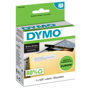 Etykiety DYMO LW-11355 19 x 51 mm 500 szt. / do drukarek etykiet DYMO LabelWriter 
