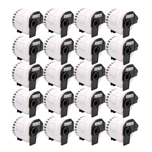 Taśma specmark DK-22205 62 mm x 30,48 m / do drukarek Brother QL / zestaw 20 szt. 