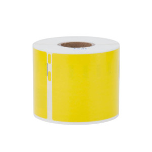Etykiety Specmark LW-99014 54 x 101 mm 220 szt. / żółte / czarny nadruk / do drukarek etykiet DYMO LabelWriter 