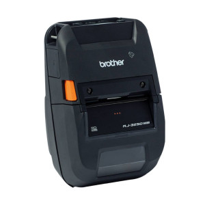 Mobilna drukarka etykiet Brother RJ3250WBL 203 dpi / do 80 mm / PC / Smartfon / USB / BT / LAN / Wi-Fi / MFi / AirPrint 