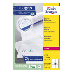 Etykiety adresowe białe Avery Zweckform A4 100ark./op. 99,1 x 57 mm 