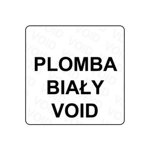 Etykieta plomba void Specmark 20 x 20 mm 250 szt. / gilza fi40 