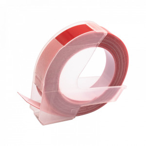 Taśma Specmark S0898152 12 mm x 3 m / czerwona / do wytłaczarki DYMO Omega 