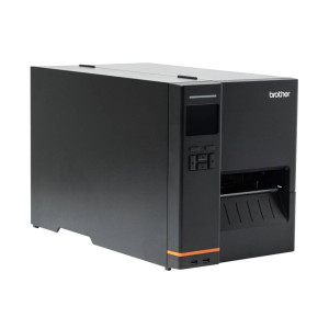 Drukarka etykiet Brother TJ 4520TN termiczna i termotransferowa 300 dpi / do 114 mm / LCD / PC / Mac / USB / USB HOST / Ethernet / RS232 