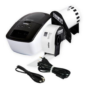 Drukarka etykiet Brother QL-700 300 dpi / do 62 mm / PC / Mac / USB 