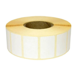 Etykiety termiczne Specmark 30 x 25,5 mm 2500 szt. / papierowe / gilza fi40 