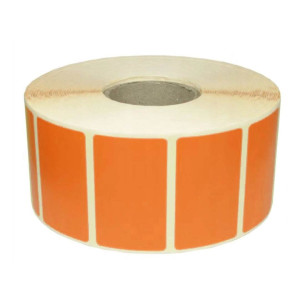 Etykiety termiczne Specmark 50 x 40 mm 1000 szt. / papierowe / pomarańczowe / gilza fi40 