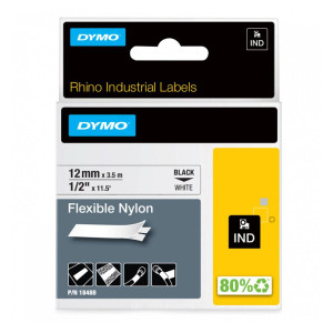 Taśma nylonowa DYMO Rhino 18488 12 mm x 3,5 m / do drukarek DYMO D1 