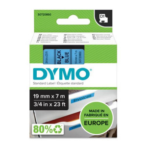 Taśma DYMO D1-45806 19 mm x 7 m / niebieska / czarny nadruk / do drukarek DYMO D1 