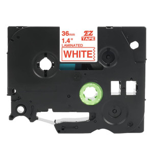 Taśma Specmark TZe-262 36 mm x 8 m / biała / czerwony nadruk / do drukarek Brother P-touch