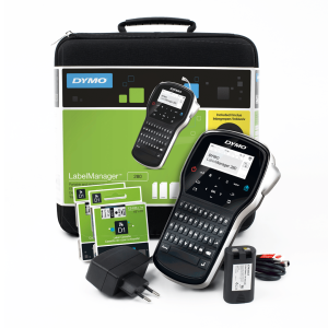Drukarka etykiet DYMO LabelManager LM 280 180DPI do 12mm / PC / USB / z 2 szt. taśm D1 i walizką w zestawie