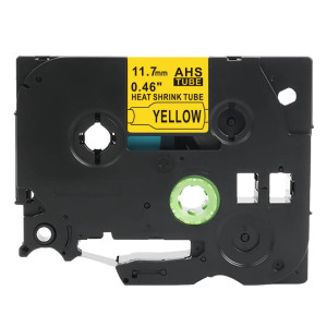 Rurka termokurczliwa Specmark Hse-631 11,7 mm x 1,5 m ø3,6 - 7,0 mm / żółta / czarny nadruk / do drukarek Brother P-touch 