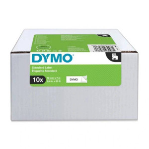 Taśma DYMO D1-45803 19 mm x 7 m / papierowa / do drukarek DYMO D1 / zestaw 10 szt.