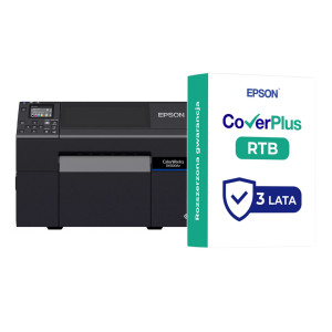 Drukarka etykiet Epson ColorWorks D6500Ae (bk) 1200 dpi / do 216 mm / PC / Mac / USB / Ethernet / gilotyna