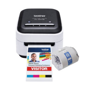 Drukarka etykiet Brother VC-500W ZINK 313 dpi / do 50 mm / PC / Mac /USB / Wi-Fi / AirPrint / z 3 szt. taśm w zestawie 