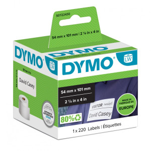 Etykiety DYMO LW-99014 54 x 101 mm 220 szt. / do drukarek etykiet DYMO LabelWriter 
