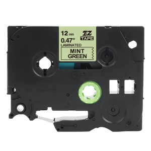 Taśma Specmark TZe-MQG31 12 mm x 8 m / zielona mięta / czarny nadruk / do drukarek Brother P-touch