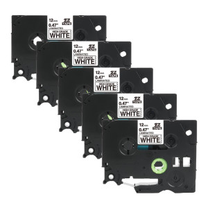 Taśma Specmark TZe-231 12 mm x 8 m / do drukarek Brother P-touch / zestaw 5 szt.