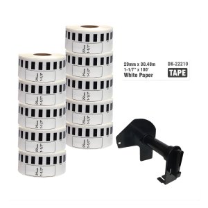 Taśma Specmark DK-22210 29 mm x 30,48 m / bez uchwytu / do drukarek Brother QL / zestaw 10 szt.