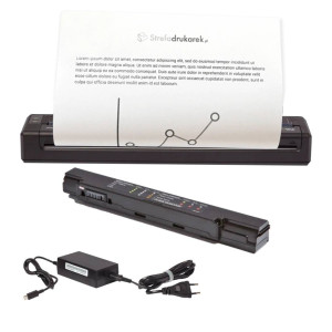 Przenośna drukarka A4 Brother PJ-862 203 dpi / PC / Mac / Smartfon / USB / BT / MFi / z akumulatorem i zasilaczem w zestawie 
