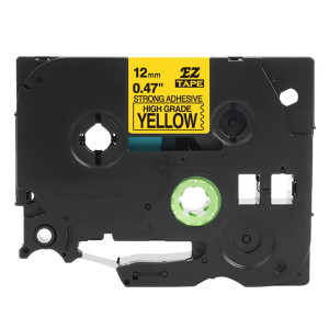 Taśma Specmark TZe-S631 12 mm x 8 m/ żółta / czarny nadruk / mocny klej / do drukarek Brother P-touch