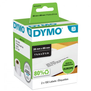 Etykiety DYMO LW-99010 28 x 89 mm 130 szt. / do drukarek etykiet DYMO LabelWriter 