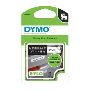 Taśma poliestrowa DYMO D1 16960 19 mm x 5,5 m / do drukarek DYMO D1 