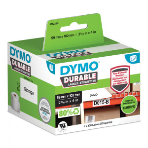 Etykiety DYMO Durable LW-1933088 59 x 102 mm 300 szt. / do do drukarek etykiet DYMO LabelWriter 