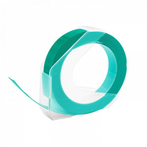 Taśma Specmark S0898250 9 mm x 3 m / ciemno zielona / do wytłaczarki DYMO Omega 