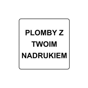 Etykieta plomba PVC Specmark 10 x 10 mm 250 szt. / łamliwa / gilza fi40 