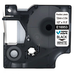 Taśma elastyczna Specmark D1 16953 12 mm x 3,5 m / do drukarek DYMO D1