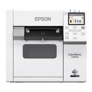 Drukarka etykiet Epson ColorWorks C4000e (mk) 1200 dpi / do 108mm / PC / Mac / USB / Ethernet 