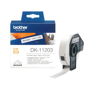 Etykiety Brother DK-11203 17 x 87 mm 300 szt. / papierowe / do drukarek Brother QL 