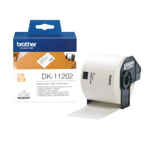 Etykiety Brother DK-11202 62 x 100 mm 300 szt. / papierowe / do drukarek Brother QL 
