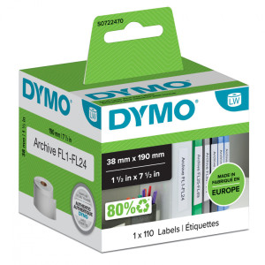 Etykiety DYMO LW-99018 38 x 190 mm 110 szt. / do drukarek etykiet DYMO LabelWriter 